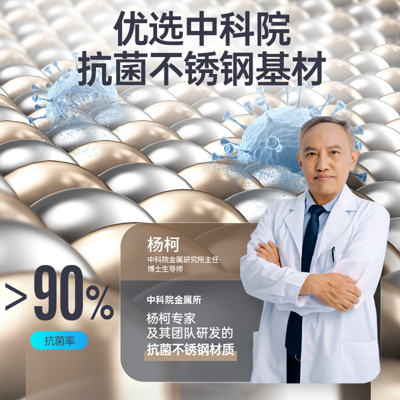 康巴赫第六代炒锅不粘锅抗菌不锈钢炒菜锅双蜂窝锅红点电磁炉燃气通用