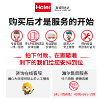 Haier/海尔洗衣机滚筒 9公斤大容量 全自动家用 直驱变频一级能效 摇篮柔洗 上排水90028B12G