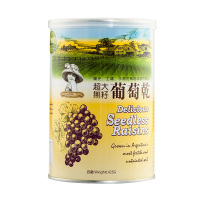 即品大粒无籽葡萄干425g/罐台湾地区烘焙原料零食