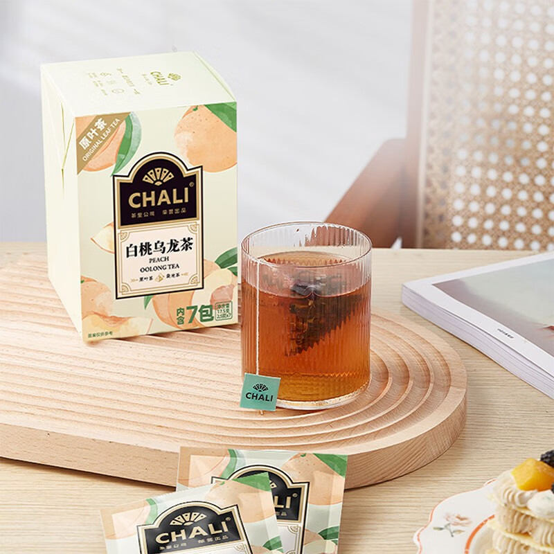 茶里CHALI 白桃乌龙茶盒装17.5g-线下(新版)国货独立包装袋泡茶高清大图