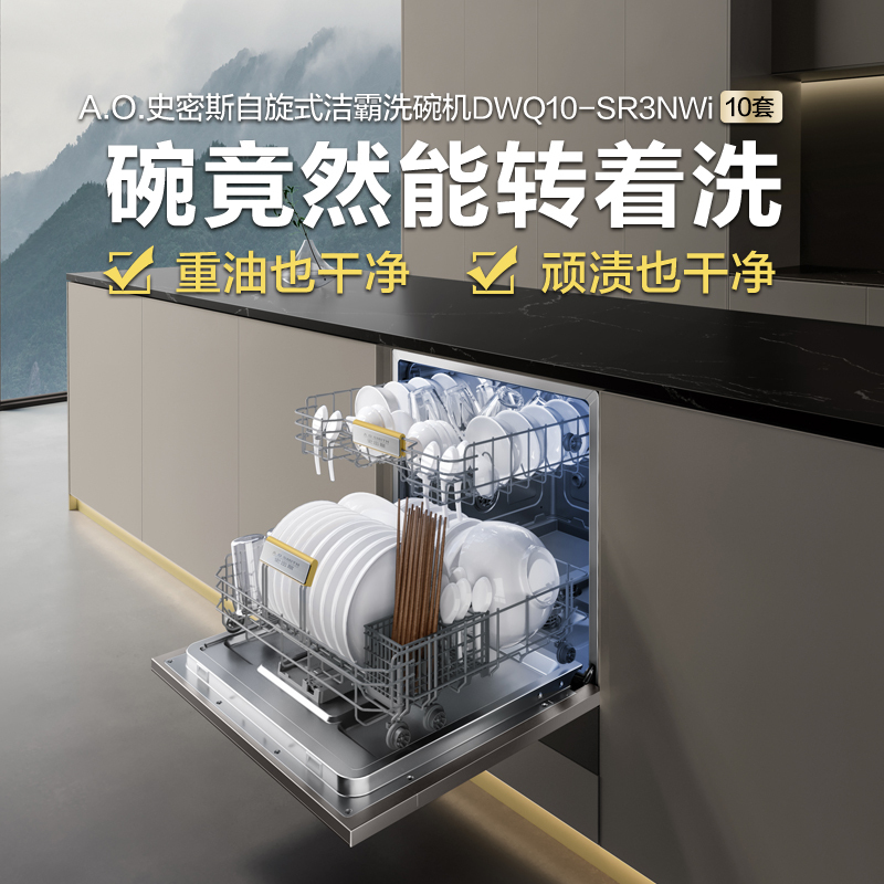 A.O.史密斯洗碗机DWQ10-SR3NWi
