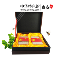 【中华特色】泰安馆 君祥 蜂巢蜜 蜂窝蜜 500gx2礼盒装 泰安特产 送礼佳品支持团购 礼盒装 华东