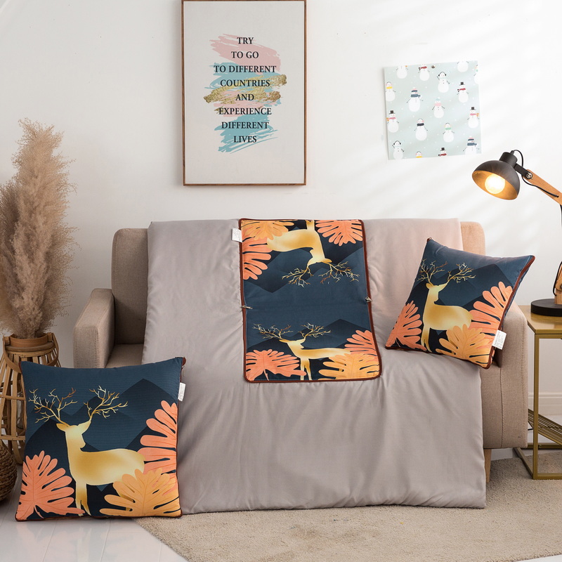 杉杉FIRS桌面摆件塑料风景造型健康长寿染织工艺电子家居饰品国产高清大图