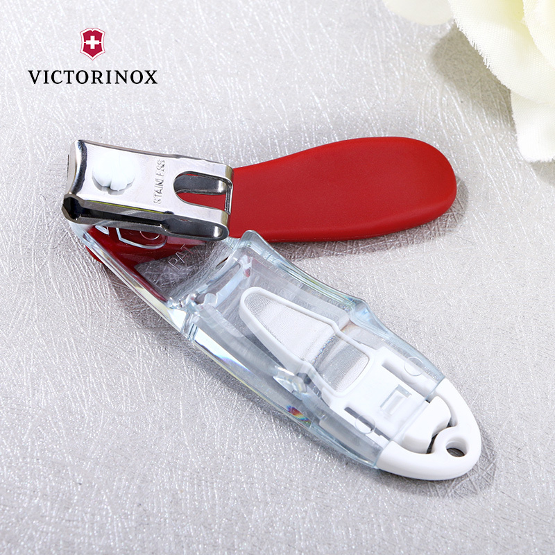 维氏（Victorinox）瑞士军刀原装正品指甲刀旋转刀头指甲钳瑞士指甲剪