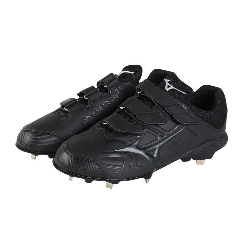 美津浓(Mizuno)男士棒球鞋轻量透气宽楦防滑耐磨加固设计户外运动