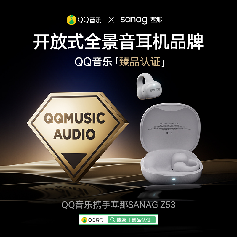 塞那Z53耳夹蓝牙耳机开放式 无线不入耳挂耳高清大图