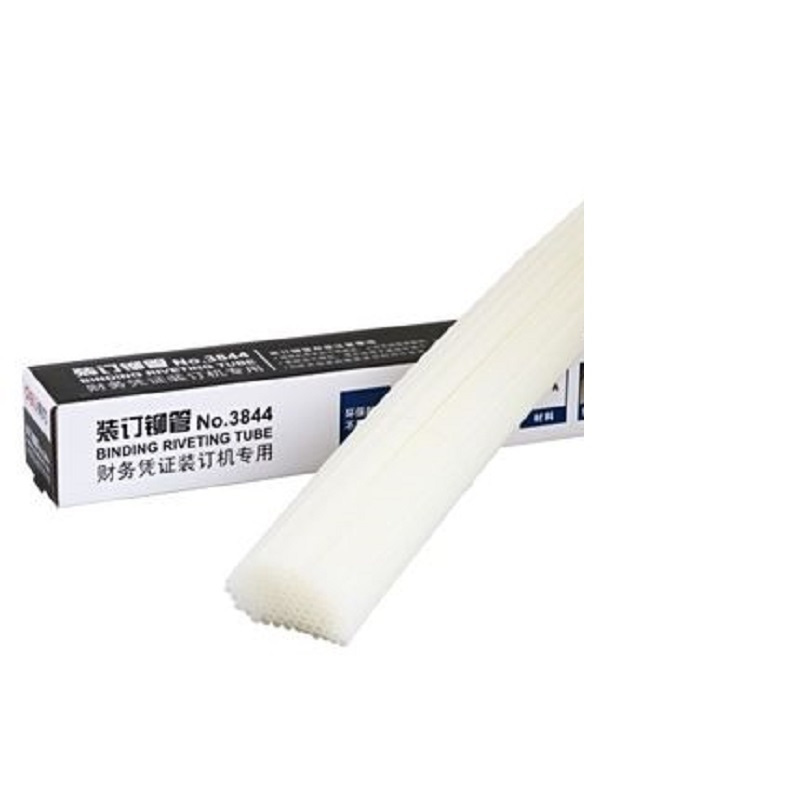 得力(deli) 3844 装订机 专用铆管(透明)100支/盒装