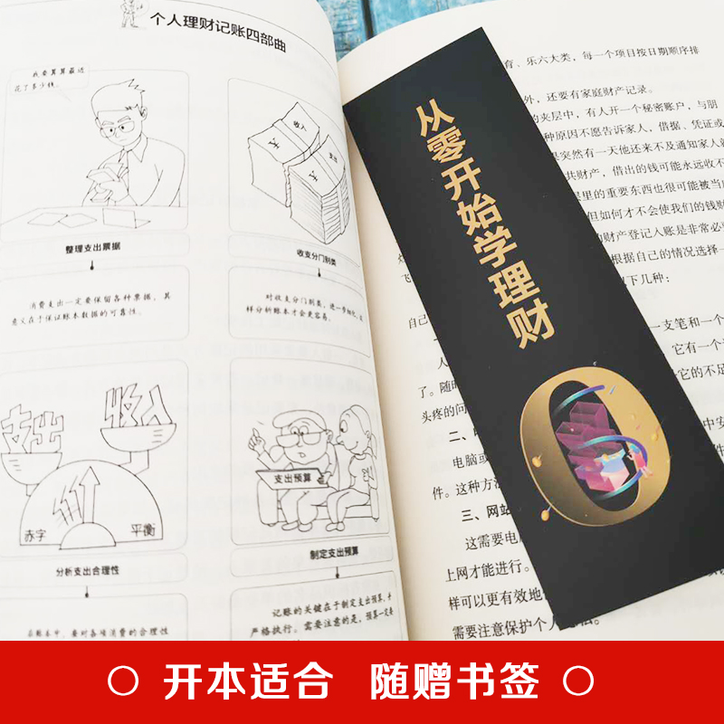 [正版]经济投资理财书籍 从零开始学理财 基础入门级资金管理经济学个人家庭合理理财攒钱存钱致富方法的技巧书 基金股票书高清大图