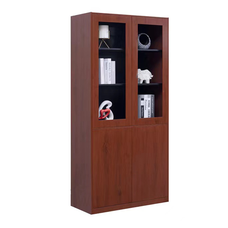 寇店办公室背景柜对称文件柜木质展示储物柜900*420*2000mm[工厂现做