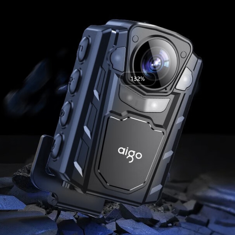 爱国者(aigo)DSJ-R2pro视音频记录仪 5800万像素双数据接口移动侦测随身 无内存