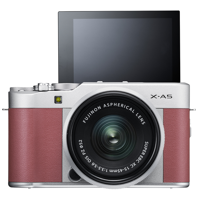 富士(FUJIFILM) X-A5(15-45mm)珠光粉 单镜头套装 数码微单相机