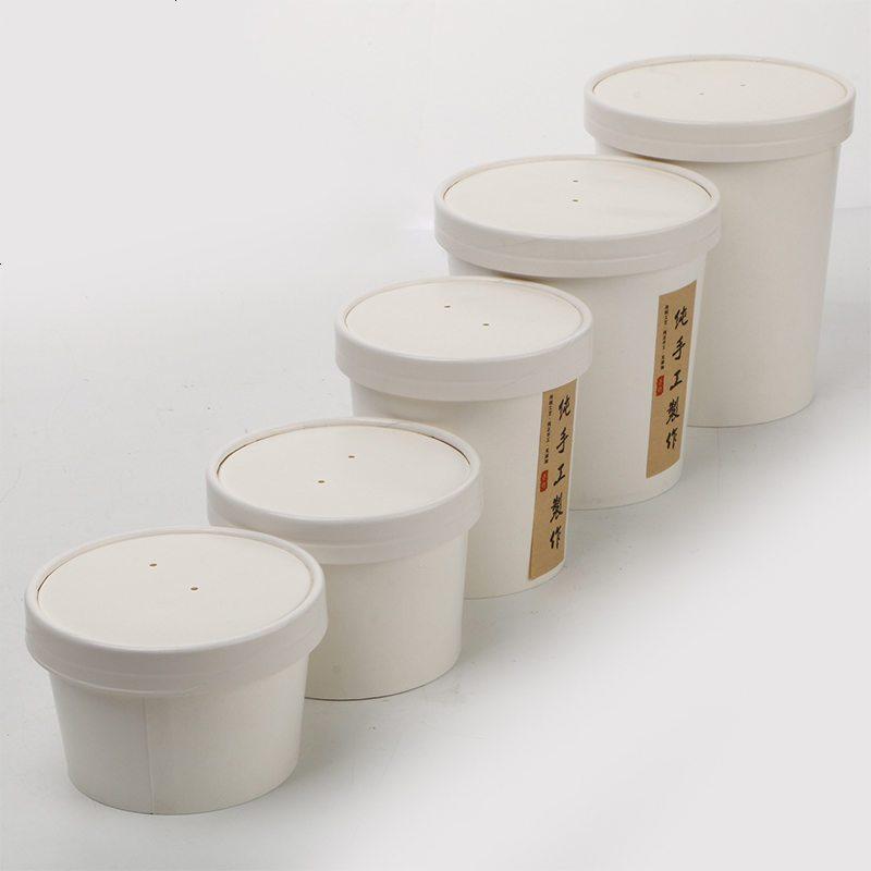一次性餐盒汤碗面碗快餐外卖打包碗圆形汤杯加厚保温汤桶水果捞盒