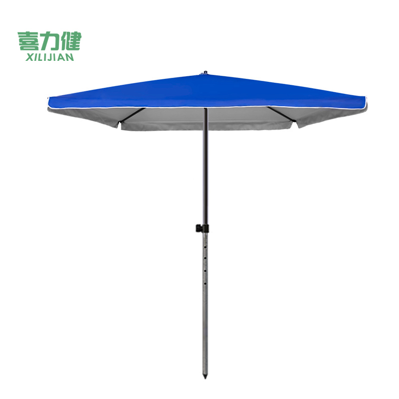 喜力健 户外四角遮阳伞 蓝S-3.2*2.5M 把高清大图