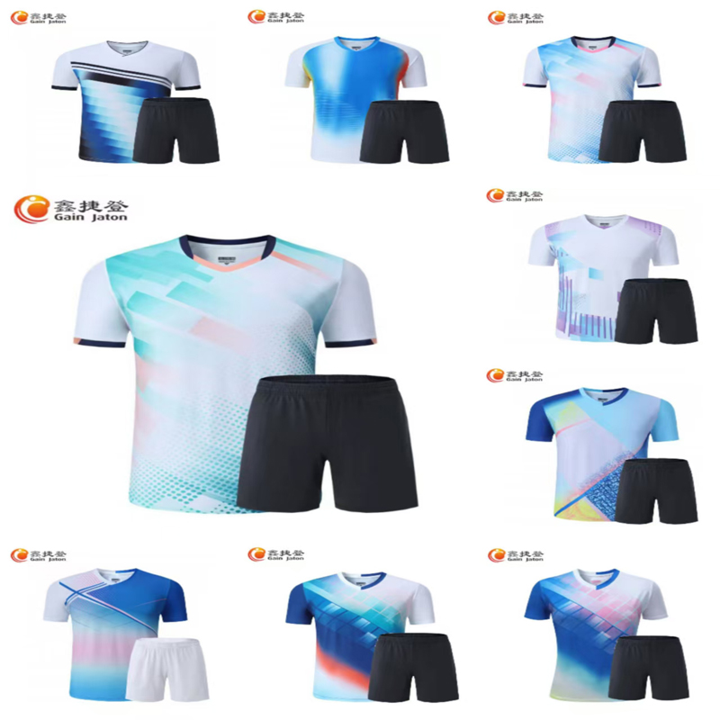 鑫捷登 男女羽毛球服运动套装AGRY-LYM501系列 1套高清大图