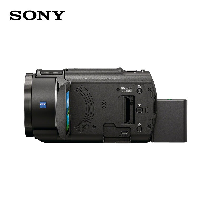 索尼(SONY)FDR-AX45A 4K高清数码摄像机 黑色 (5轴防抖 快捷编辑 约20倍光学变焦)高清大图