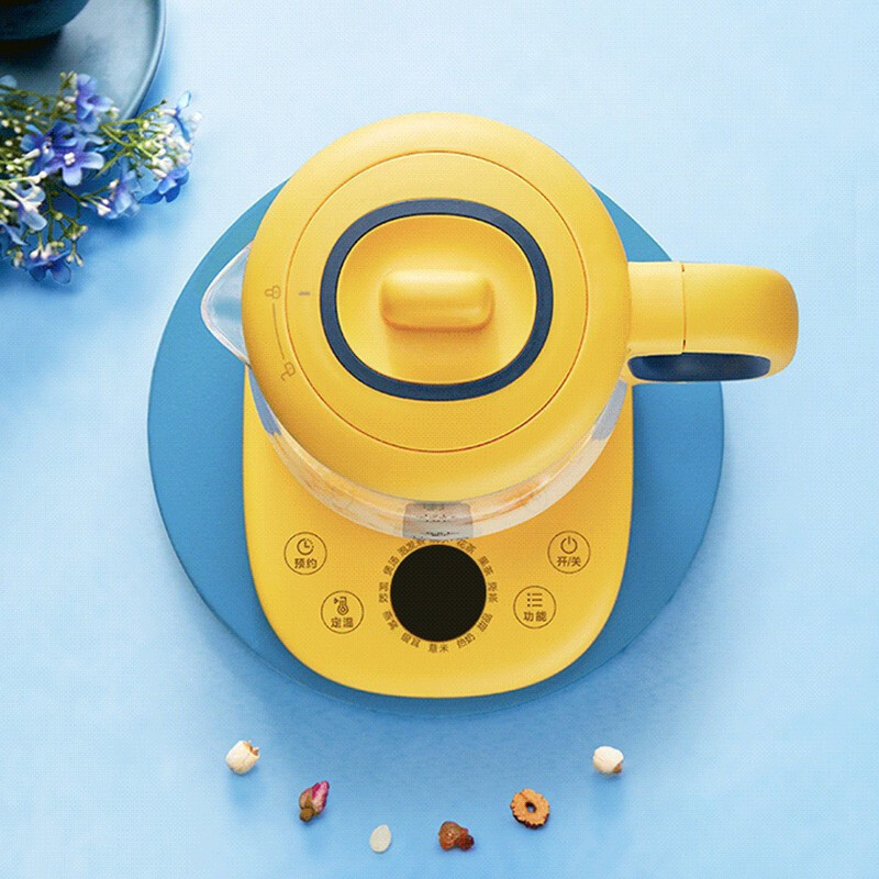 美的(Midea) 养生壶 YS15C207A 电水壶多功能花茶壶电水壶一机多用煮茶器烧水壶开水壶蒸蛋隔水炖
