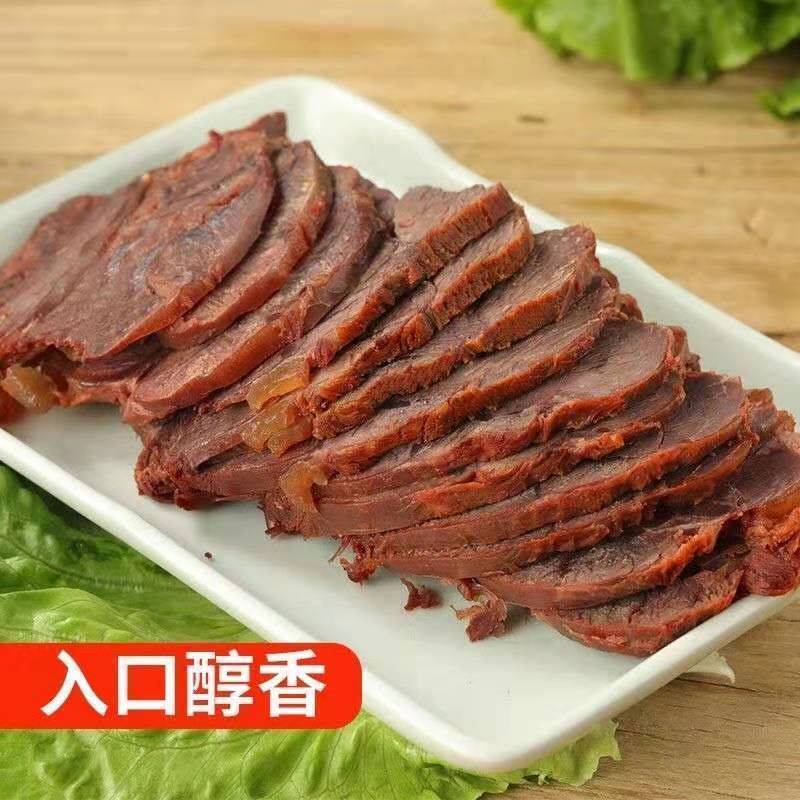 卤味熟驴肉下酒菜真空熟食酱驴肉火烧 新鲜正宗五香驴肉熟食零食图片