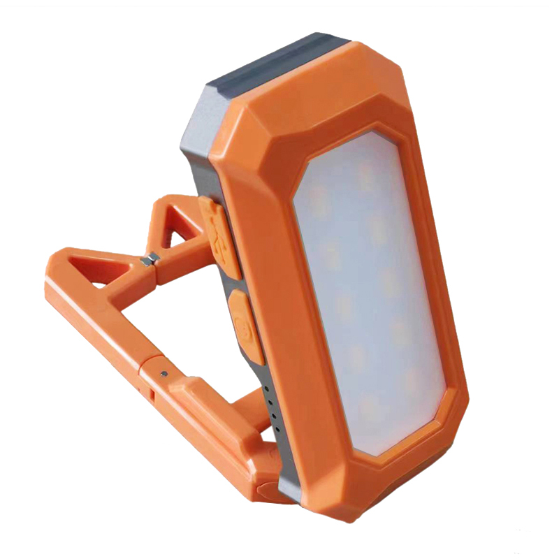 简工智能 JX-09A 轻便折叠泛光灯 3.7V 5.4W 6000K LED IP65 续航时间5h 盏 橙色