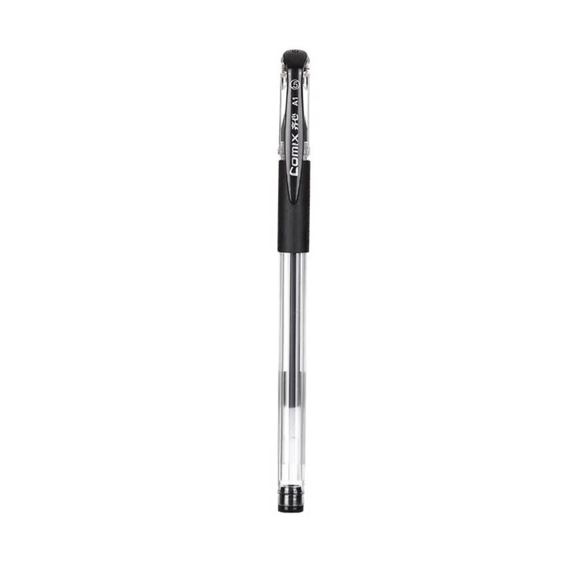 齐心 中性笔A1 0.5mm 黑色 12支/盒 (单位:盒)货期5天