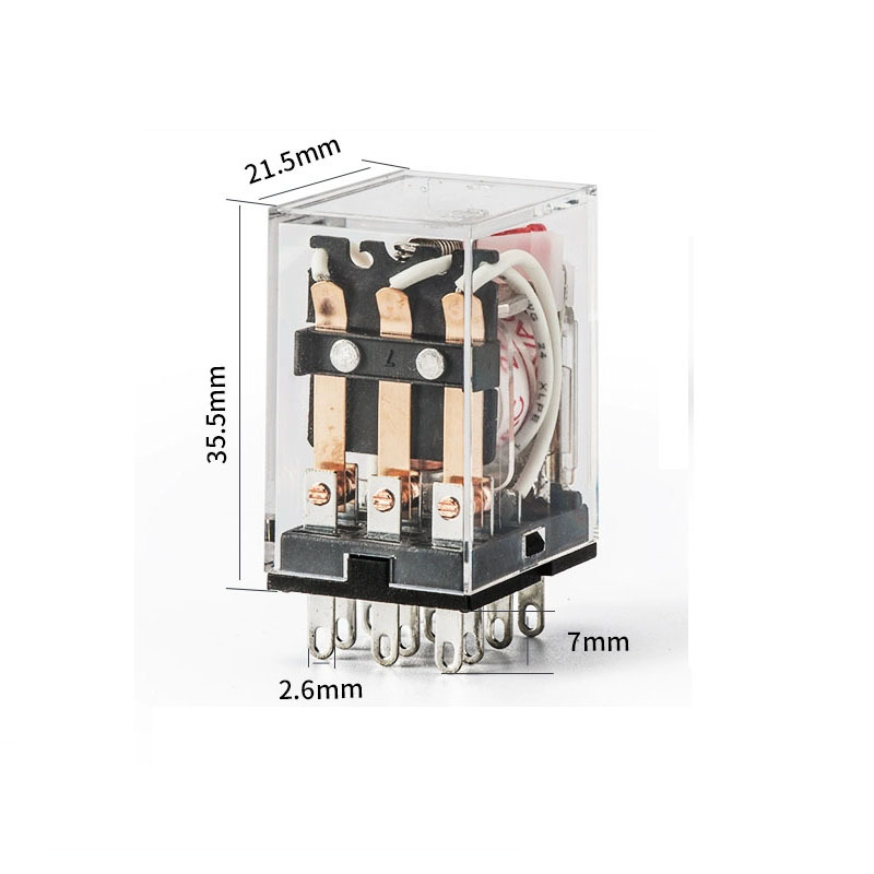 正泰 中间继电器电磁小型继电器 JZX-22F(D)/3Z 11脚不带底座 交流 AC12V 10个/组 (单位:组)高清大图