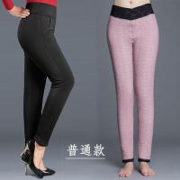 迪鲁奥（DILUAO)50岁60岁妈妈婆婆穿的加绒裤妈妈裤子冬季驼绒加厚保暖奶奶棉裤女高腰_774 3XL(120-135斤) 黑色普通款