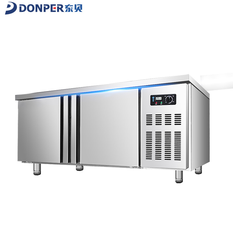 东贝好乐双温商用工作台1.8米*0.8双温工作台 商用冰柜奶茶店设备 水吧操作台厨房冰箱