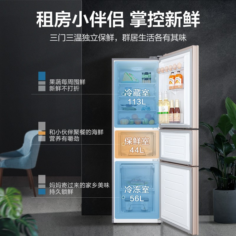 美的(MIDEA) BCD-213TM(E) (213L)