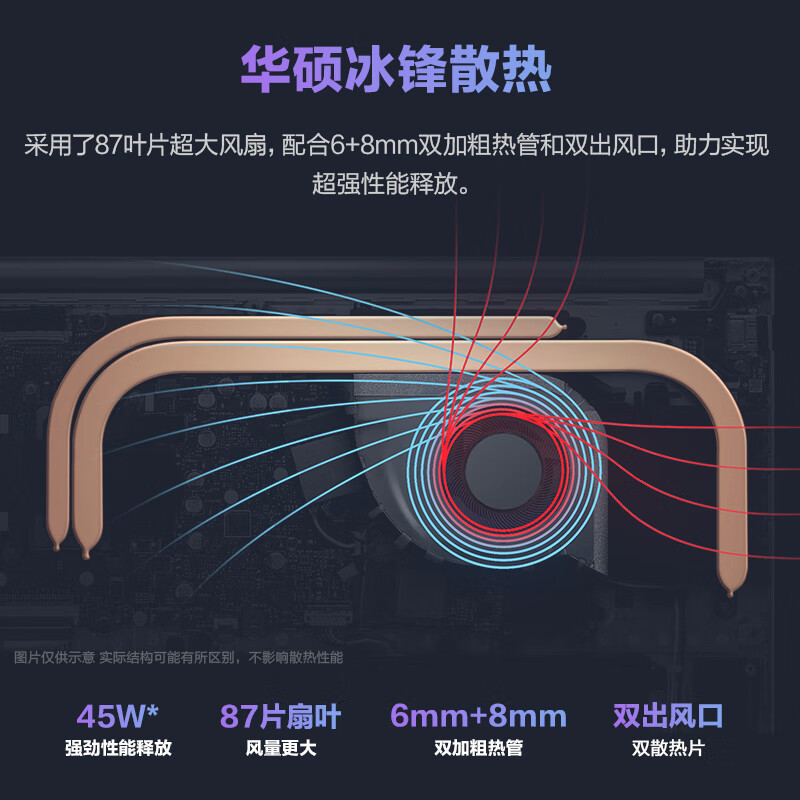 华硕无畏16 英特尔标压i5-13420H 16G 1T 2.5K 144Hz高刷屏高性能轻薄办公笔记本电脑