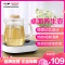 澳柯玛(AUCMA)迷你养生壶ADK-300Q1家用触屏式定时保温节能高硼硅玻璃 桌面宝宝煮茶器热奶炖杯保温垫0.33L