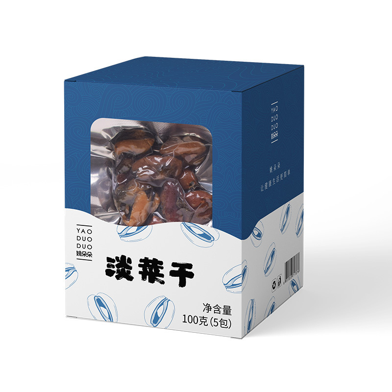 姚朵朵 淡菜干100g*1盒海虹肉舟山特产海产干货