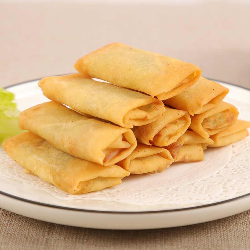 香糯豆沙春卷204g袋速冻半成品冷冻油炸小吃