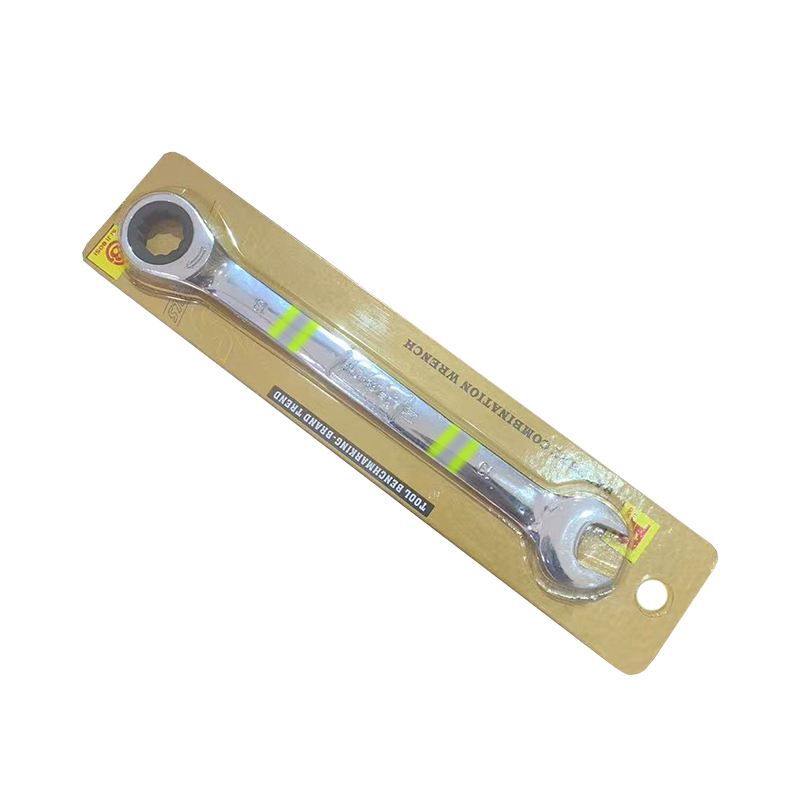 波斯(BOSI) 荧光系列精品棘轮两用扳手 13mm 把高清大图