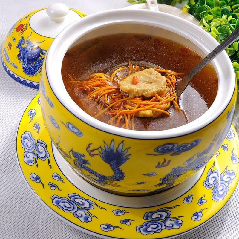 [中华特色]梅州助农馆 银新 蛹虫草 孢子头 客家特产煲汤料 虫草花 菌菇干货 炖汤 干贝虫草汤伴侣 250克/袋 华南