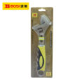 波斯（BOSI） 荧光系列高档胶柄活动扳手 10“/250mm 把