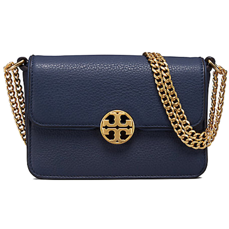 托里伯奇toryburchtb女包女式菱格流苏链条包牛皮手提单肩斜挎包中号