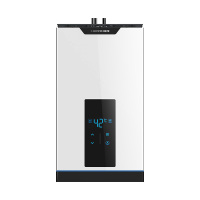 前锋燃气热水器微火苗恒温智能双低压天然气热水器X315象牙白13L