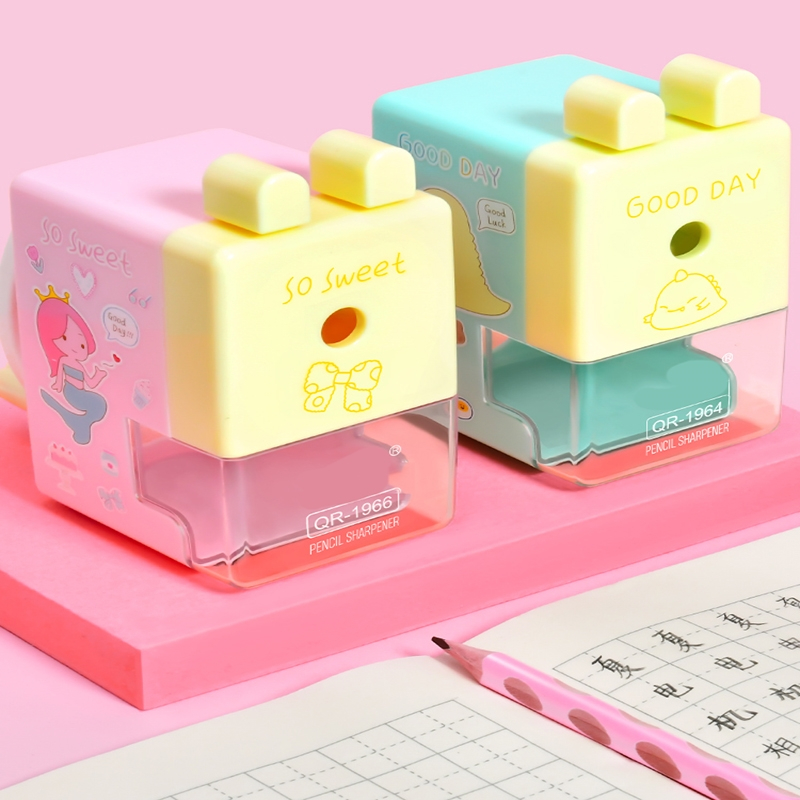 智扣文具转笔刀儿童手摇铅笔削笔器小学生削笔刀手动卷笔刀自动男孩