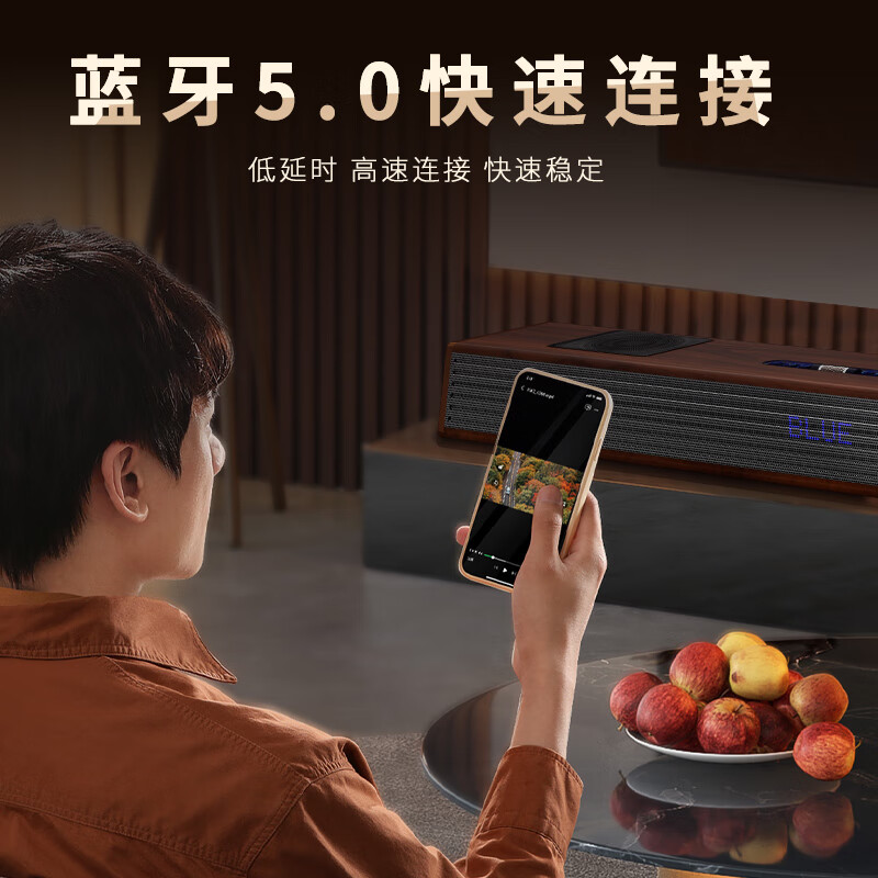 纽曼(Newsmy)回音壁G69 木纹色高清大图