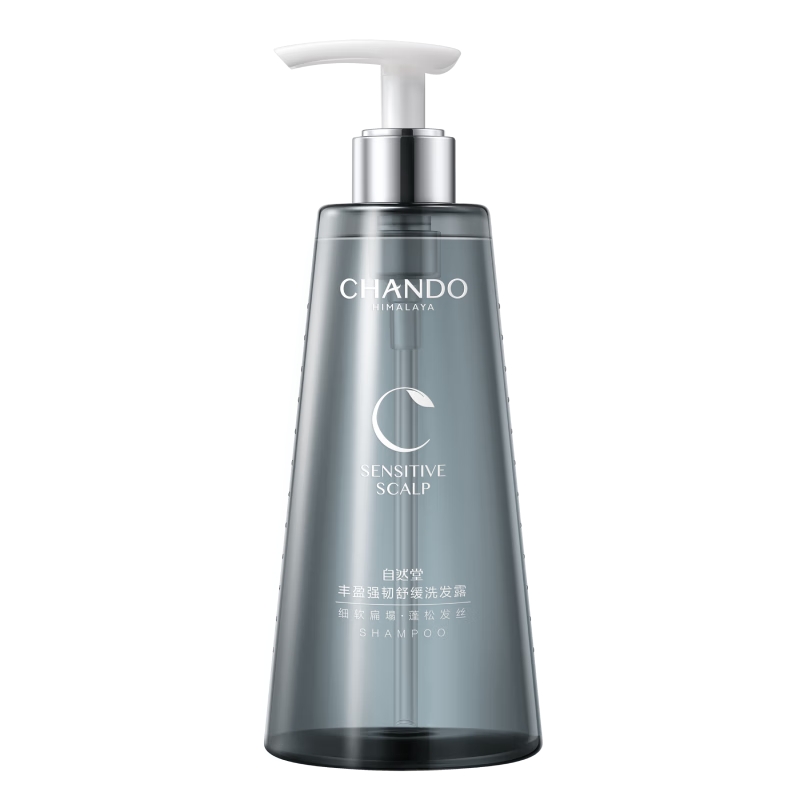 自然堂(CHANDO) 头皮护理丰盈强韧舒缓洗发露 550mL