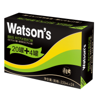 屈臣氏(Watsons)调酒系列苏打混合330ml*24(原味20罐 + 香草味4罐)