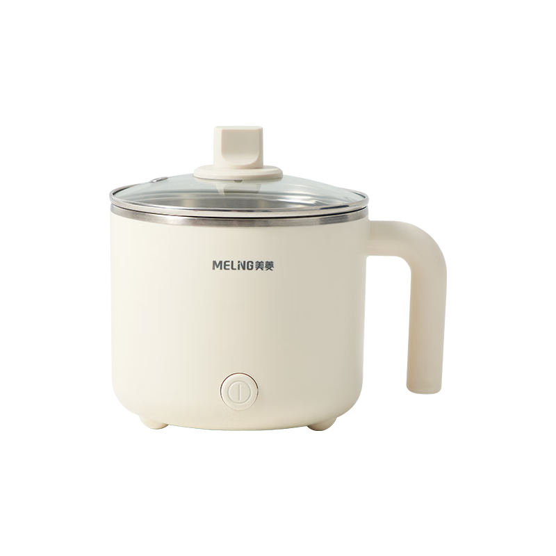 美菱(MELNG)多功能电煮锅1.2L MT-LC1501(米白色)