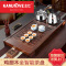 KAMJOVE/金灶 R-350A 鸡翅木实木茶盘 手工精雕木雕泡茶机 功夫茶具茶盘茶托 茶具套装 整套茶具 自动上水壶
