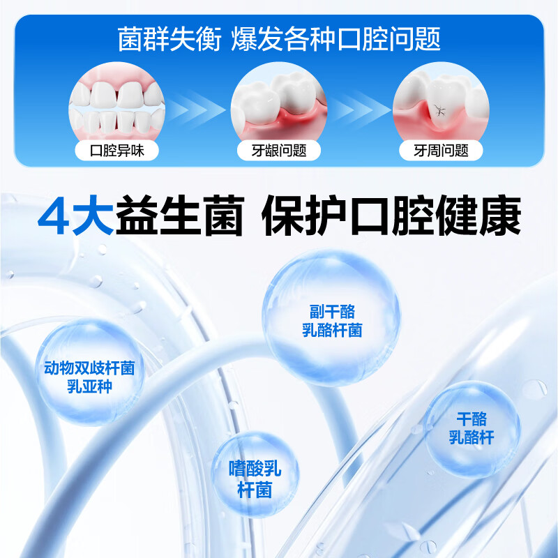 参半美白牙膏 亮白去黄牙烟渍益生菌口腔去渍增白成人清新口气540g高清大图