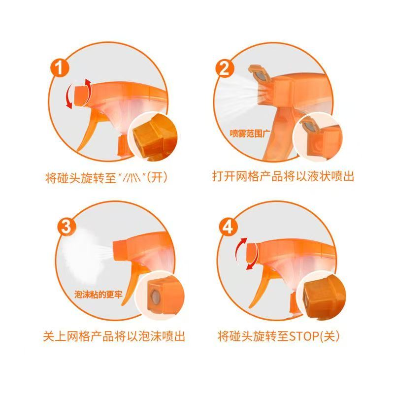 白猫强效油污净500g瓶家用厨房油烟机灶台清洁剂强力去油污清洗剂高清大图