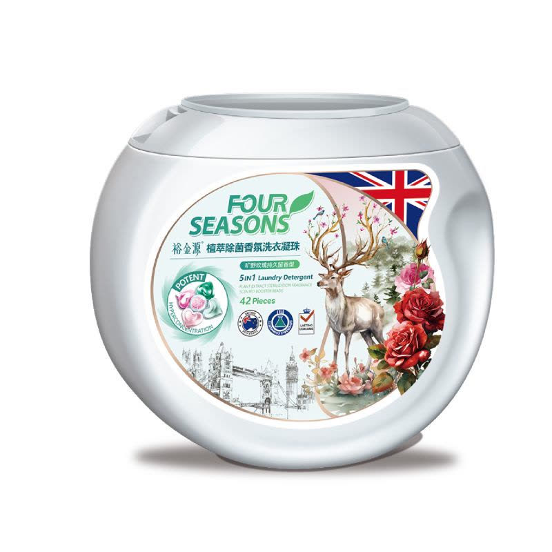 裕金源 植萃除菌香氛洗衣凝珠 8g*42粒图片