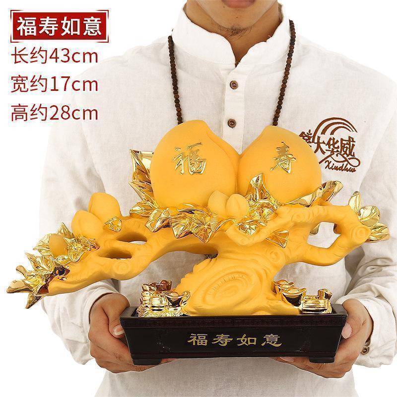 家柏饰(CORATED)寿桃摆件送长辈老年人的实用生日爷爷奶奶80大寿礼品祝寿贺寿高清大图