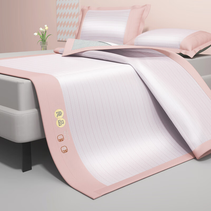 伊伊爱 XZ0AN02400003宽头绣花良品冰柔席两件套120*200cm(单位:套)