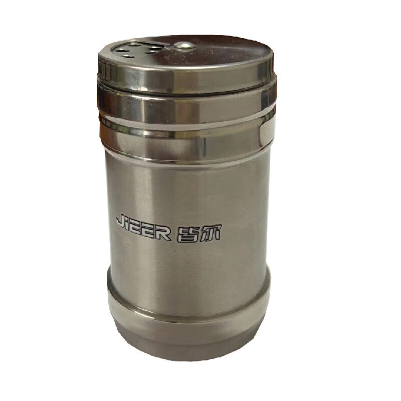 皆尔 不锈钢调料罐 旋转胡椒罐 牙签罐烧烤调味罐