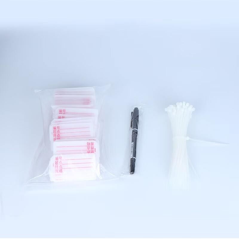 百舸 ABS电缆标识牌塑料吊牌扎带 (100个)电缆标牌+扎带+1支油性笔 CW081488高清大图