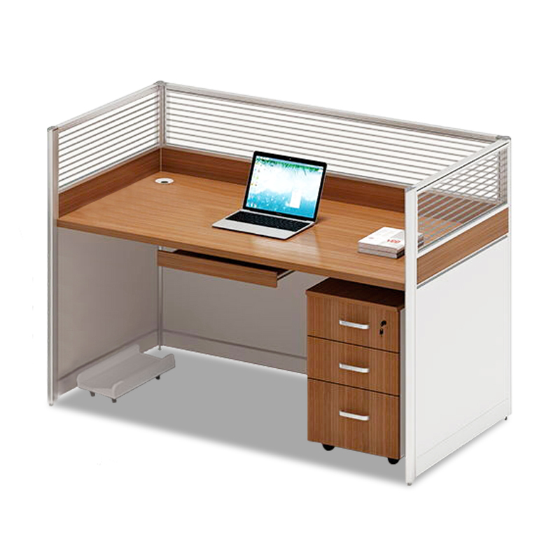 办公家具单人办公桌卡座职员工位办公桌单人位视频